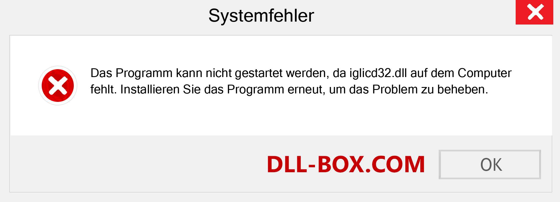 iglicd32.dll-Datei fehlt?. Download für Windows 7, 8, 10 - Fix iglicd32 dll Missing Error unter Windows, Fotos, Bildern