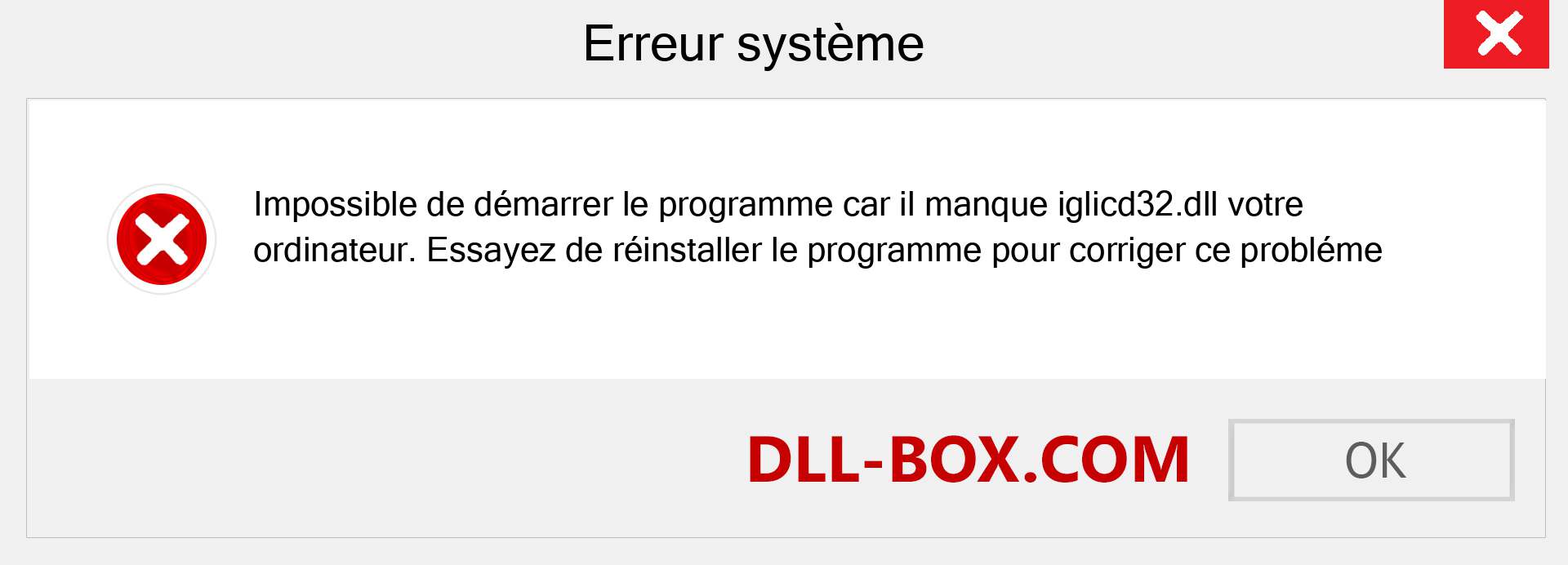 Le fichier iglicd32.dll est manquant ?. Télécharger pour Windows 7, 8, 10 - Correction de l'erreur manquante iglicd32 dll sur Windows, photos, images